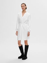 VISCOSEMIX MINI JURK, Snow White, highres