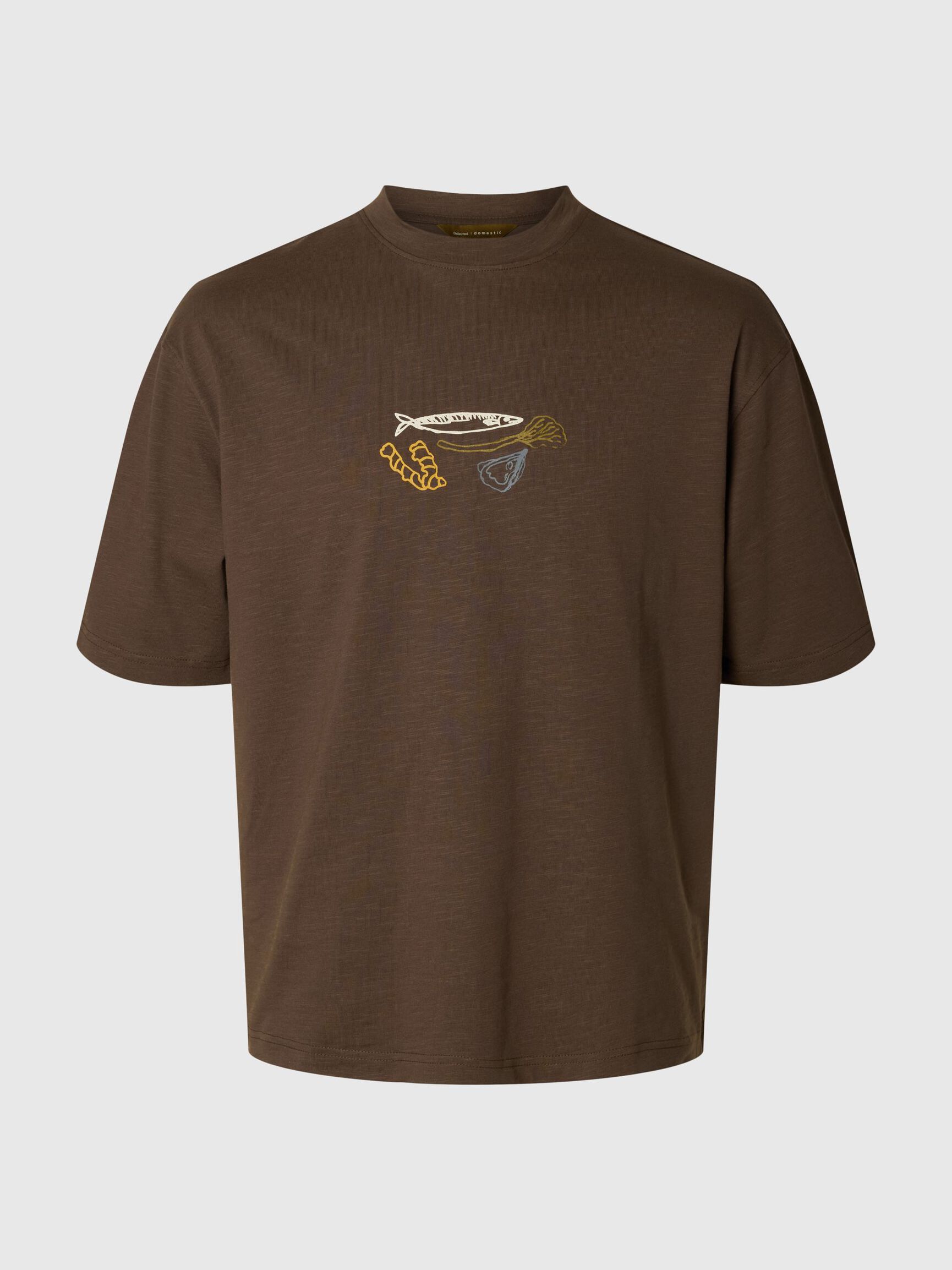 IMPRIMÉE T-SHIRT, Turkish Coffee, highres