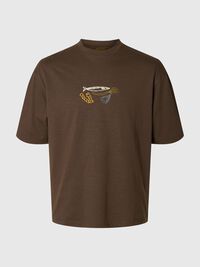 IMPRIMÉE T-SHIRT, Turkish Coffee, highres