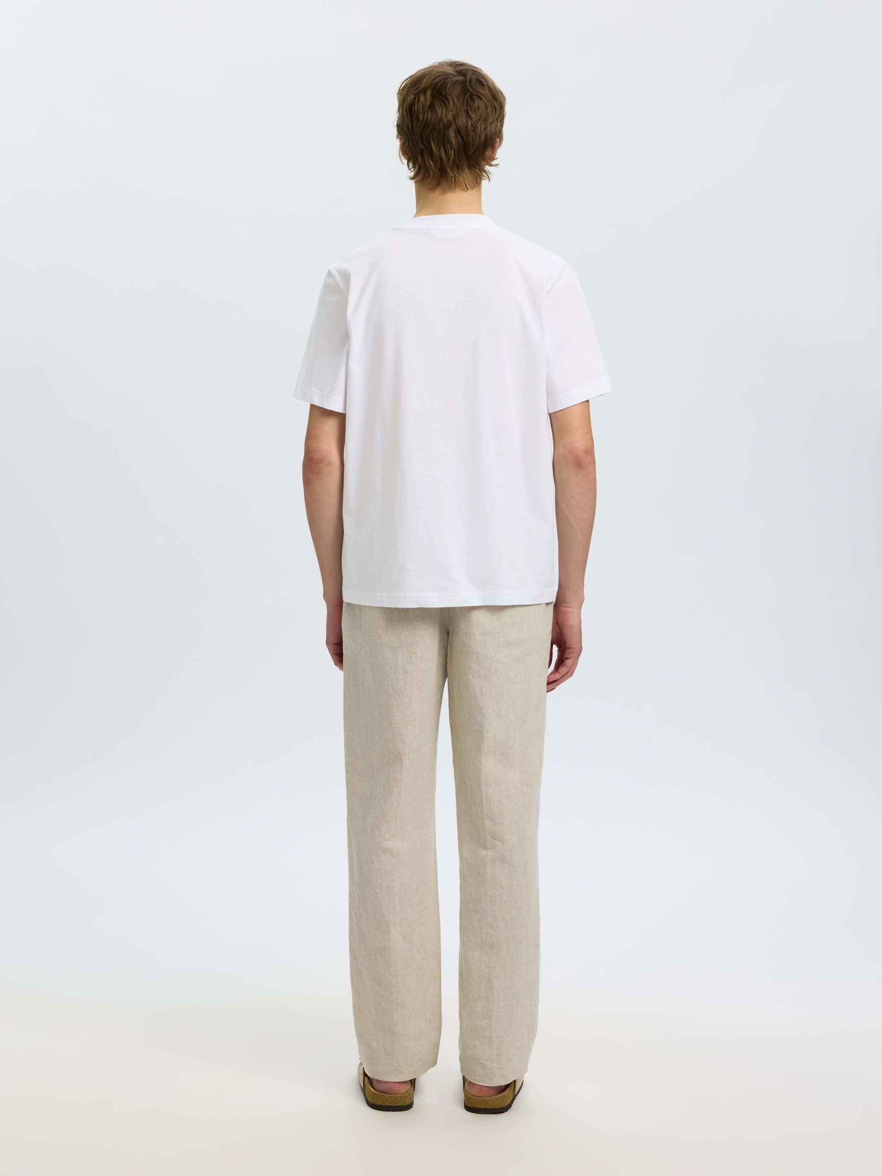 EMBROIDERED T-SHIRT, Bright White, highres