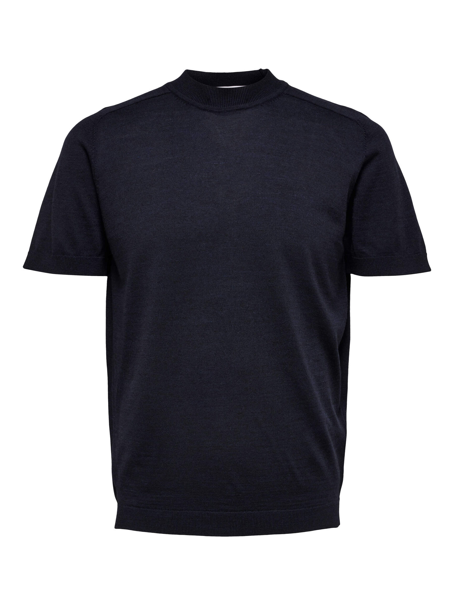 GEBREIDE TOP MET KORTE MOUWEN, Sky Captain, highres