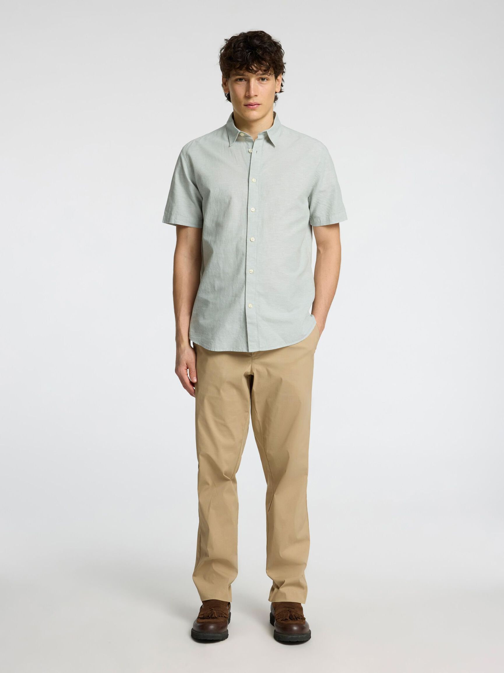 190 REGULAR FIT TAPERED HOSE, Chinchilla, highres