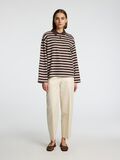 Selected STRIPED  LONG-SLEEVED POLO, Coffee Bean, highres - 16097146_CoffeeBean_1210851_005.jpg