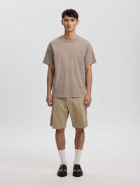 SHORT SLEEVED CREWNECK T-SHIRT, Fungi, highres