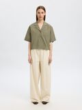 Selected MANCHES COURTES CHEMISE COURTE, Vetiver, highres - 16097964_Vetiver_005.jpg