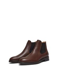 LEATHER CHELSEA BOOTS, Demitasse, highres