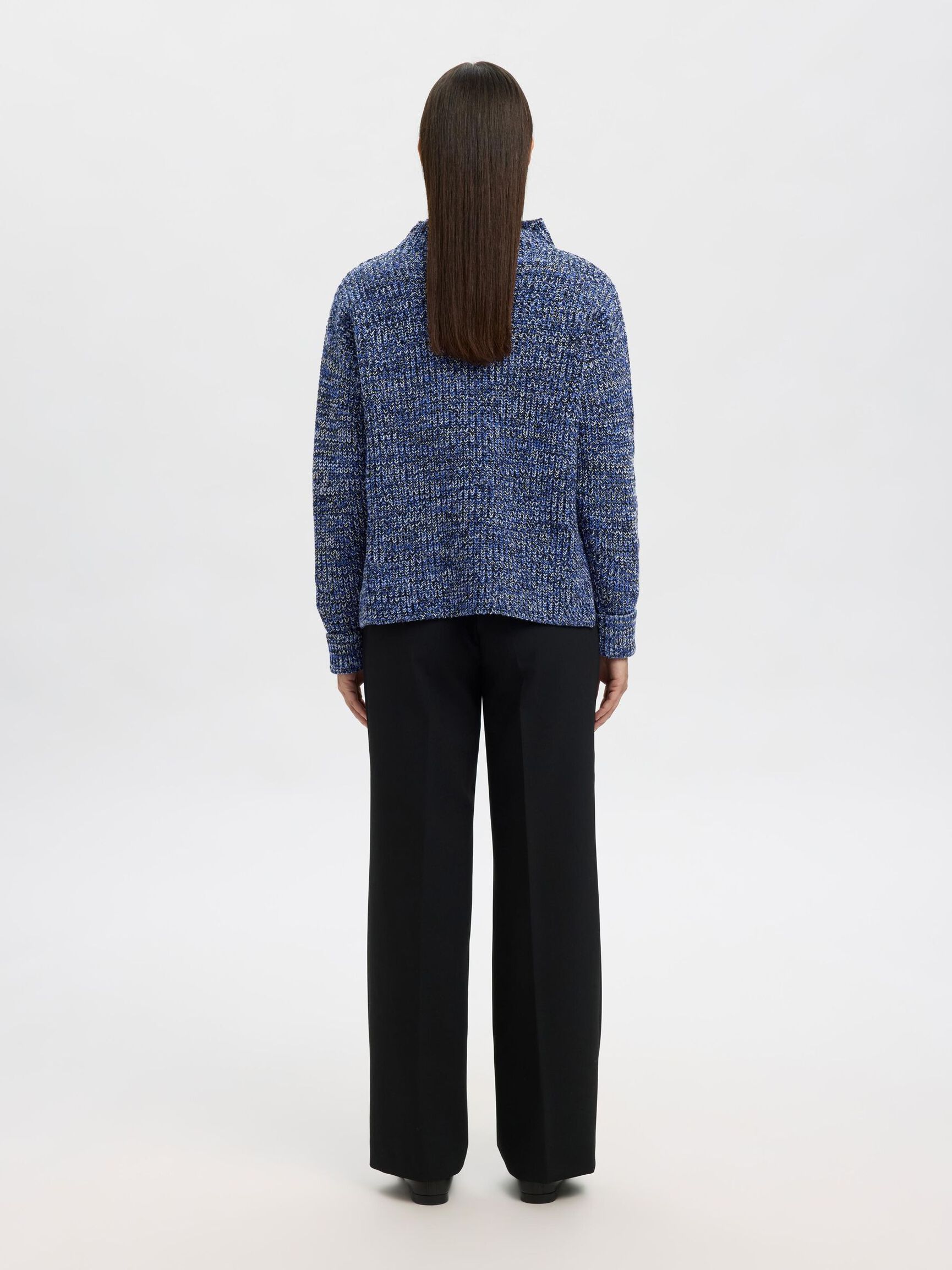 OVERSIZED JUMPER, Dazzling Blue, highres