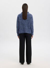 OVERSIZED JUMPER, Dazzling Blue, highres