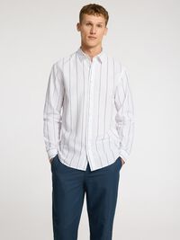 COUPE SLIM CHEMISE, White, highres