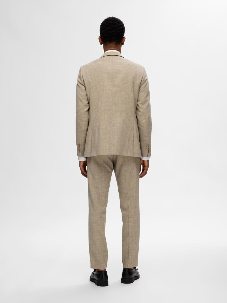 Selected SLIM FIT EINREIHIGER BLAZER, Sand, highres - 16087870_Sand_004.jpg