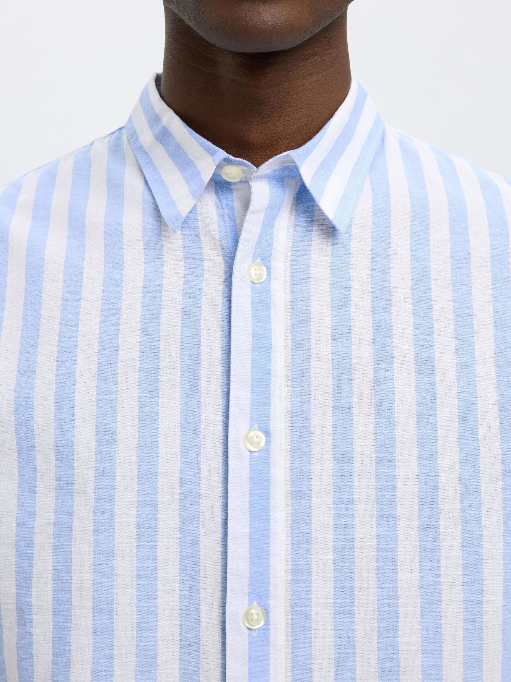 COUPE SLIM CHEMISE, Cashmere Blue, highres