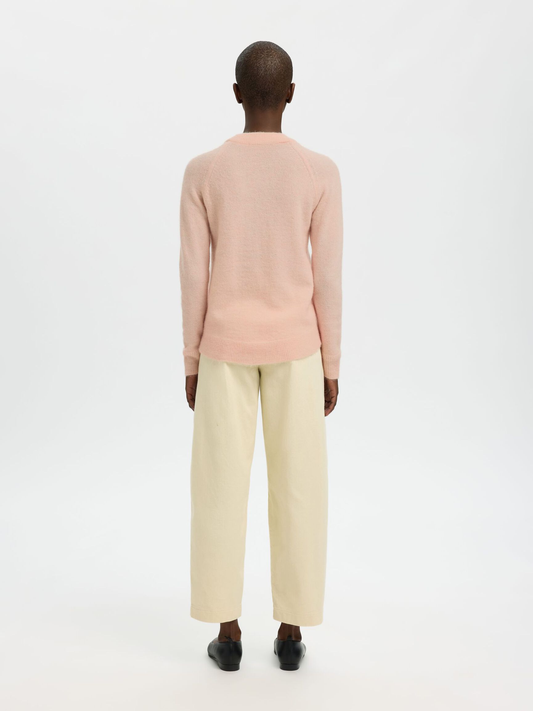 WOOL BLEND JUMPER, Pale Dogwood, highres