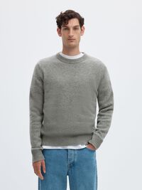 KASJMIER JUMPER, Light Grey Melange, highres