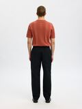 Selected 196 COTTON STRAIGHT-LEG TROUSERS, Black, highres - 16096748_Black_006.jpg