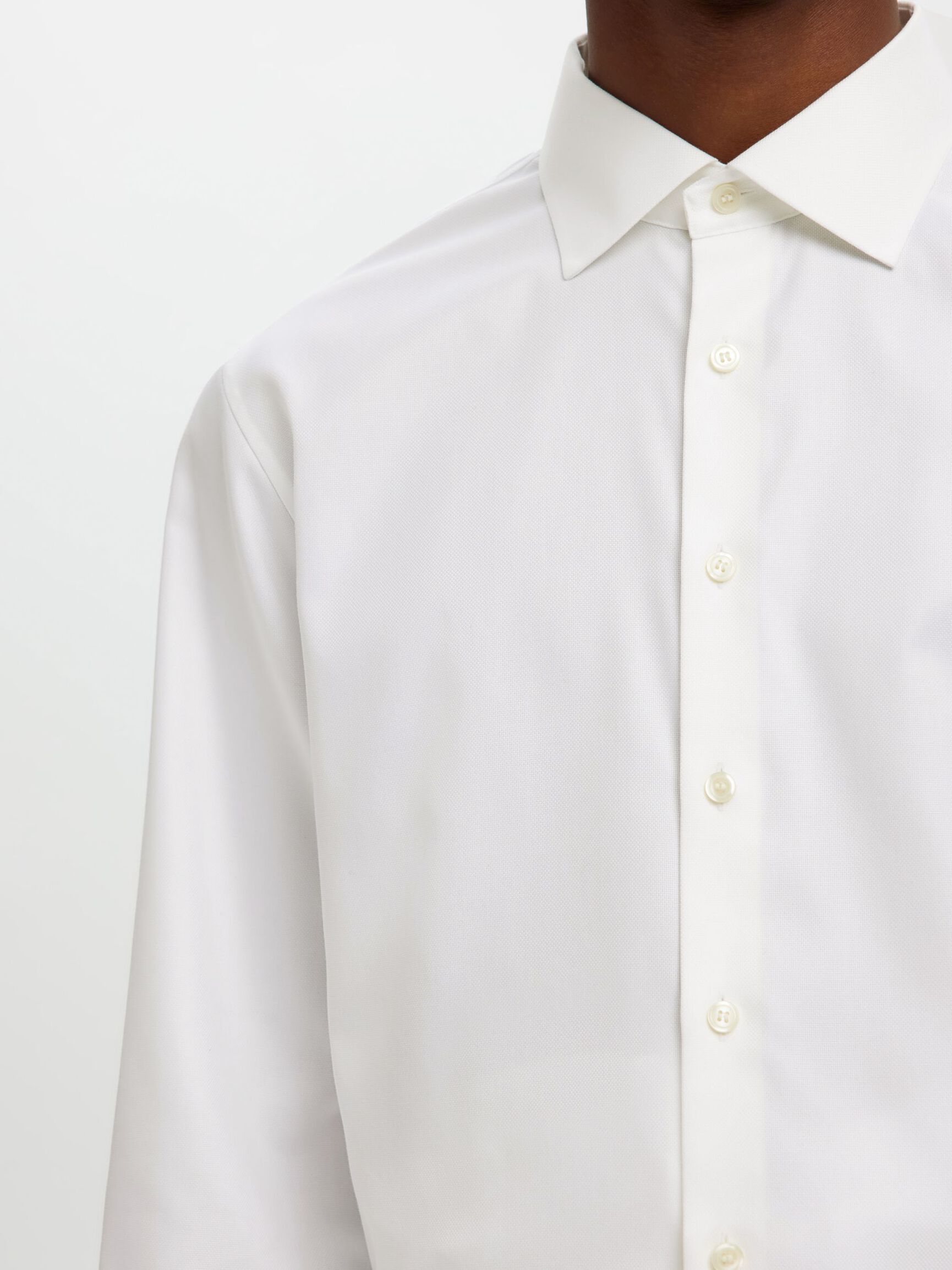 CAMICIA SLIM FIT, Bright White, highres
