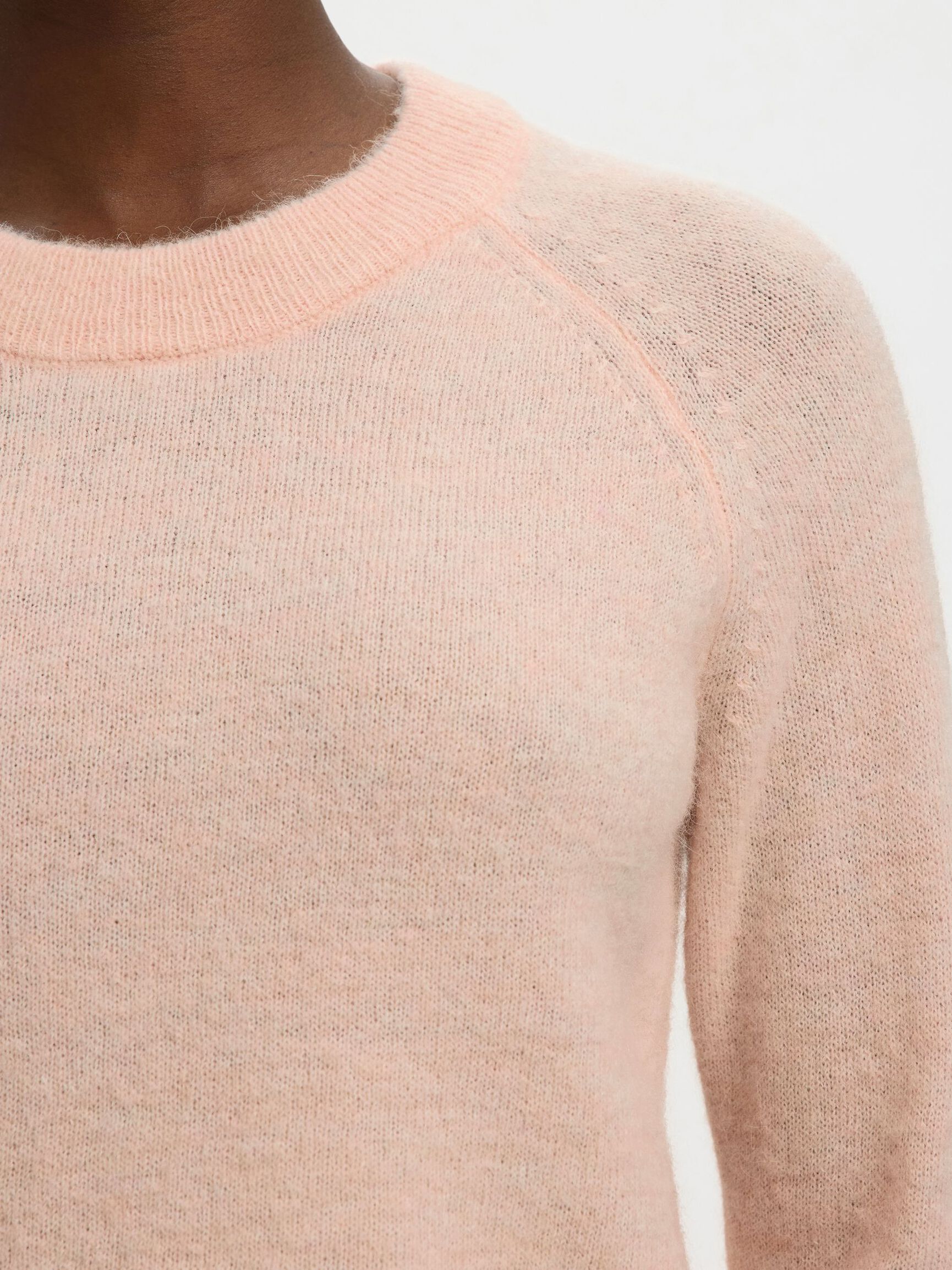 WOOL BLEND JUMPER, Pale Dogwood, highres