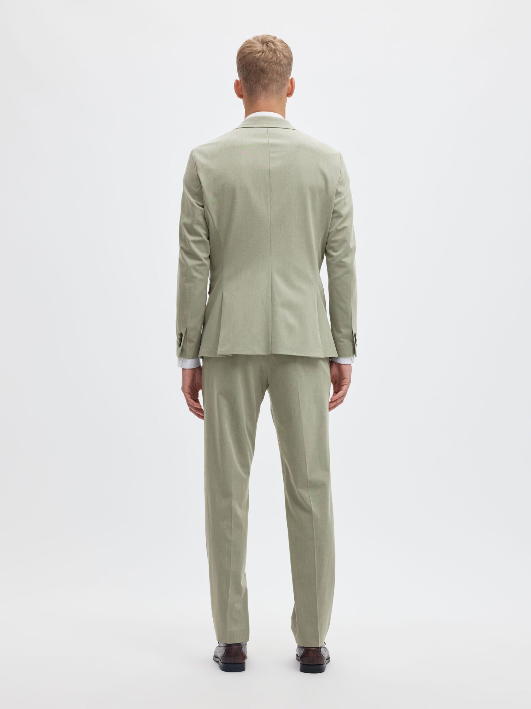 VISKOSEMIX SLIM FIT BLAZER, Aqua Gray, highres