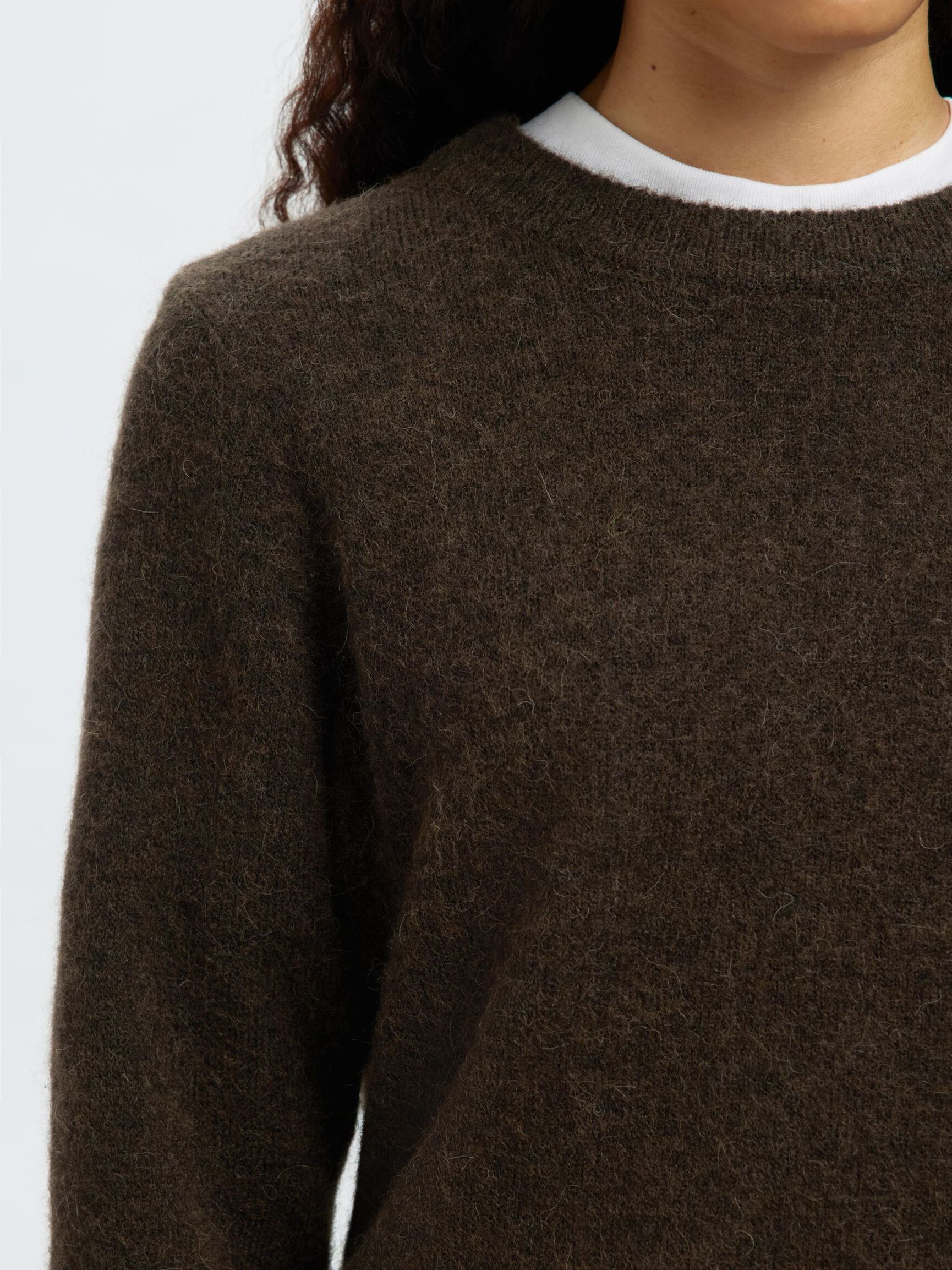 WOLLGEMISCH RÜSCHENÄRMEL PULLOVER, Delicioso, highres