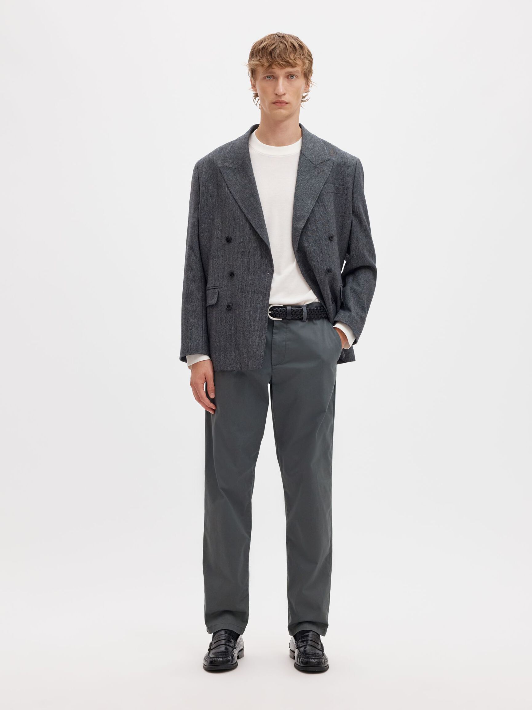 196 STRAIGHT FIT CHINOS, Dark Shadow, highres