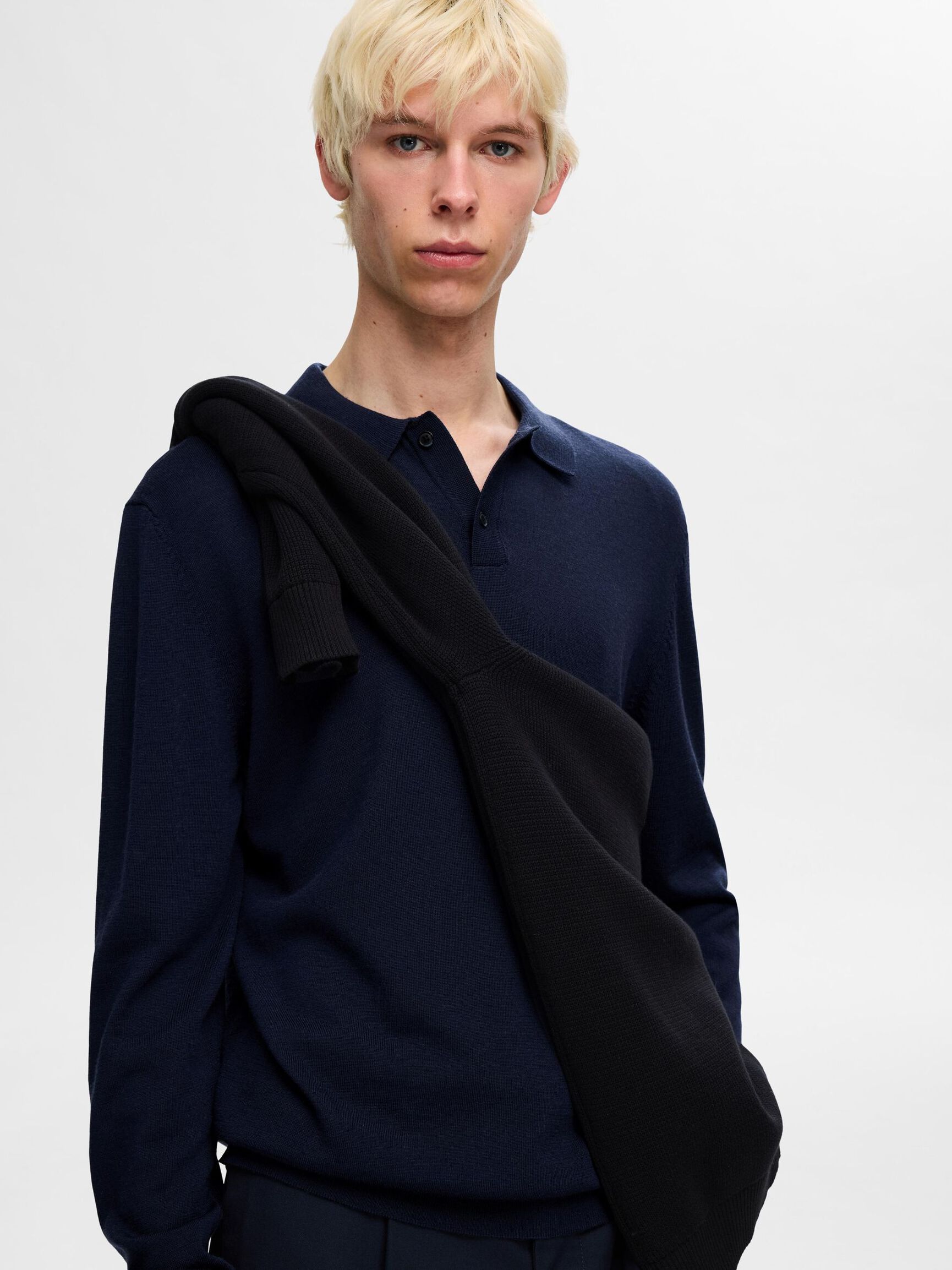 PIKEEPAITA, Navy Blazer, highres