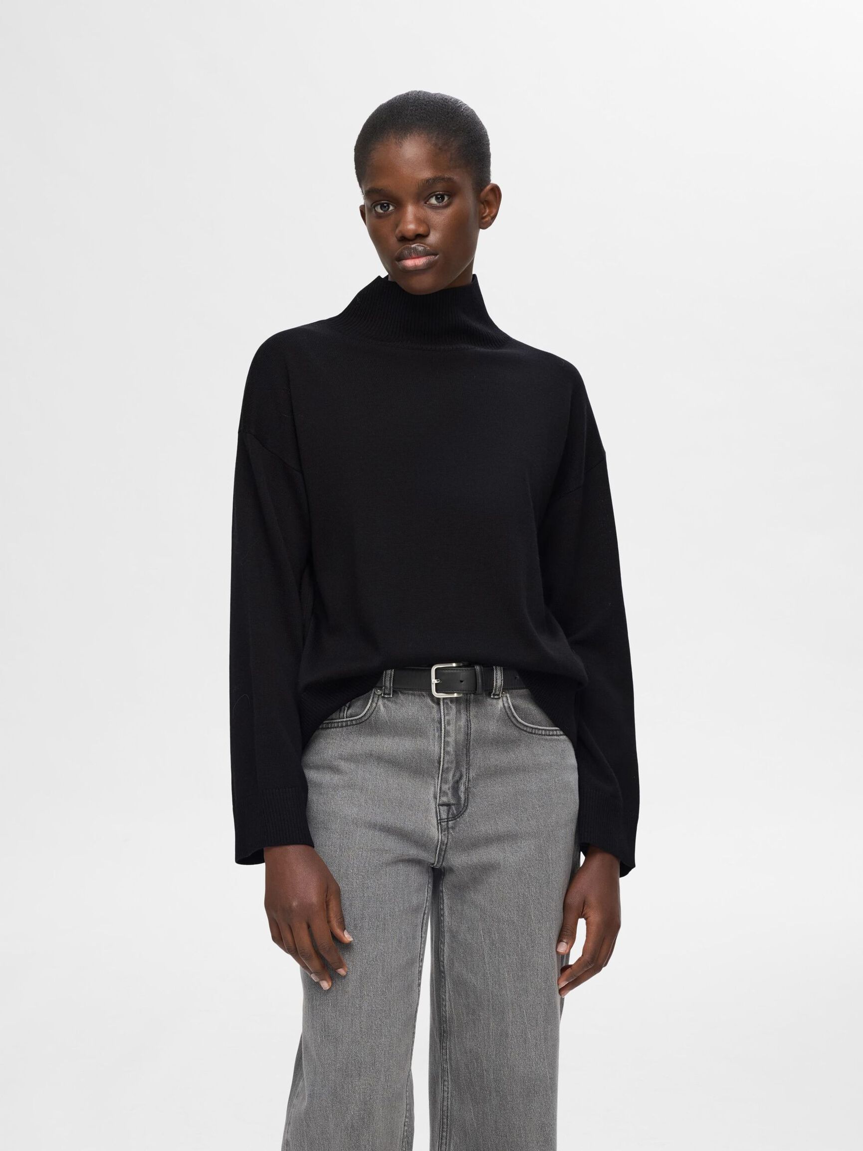 100% MERINOWOL COLTRUI, Black, highres