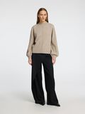 Selected WOLLGEMISCH PULLOVER MIT HOHEM KRAGEN, Oatmeal, highres - 16097386_Oatmeal_005.jpg