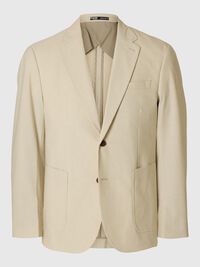 SEERSUCKER  BLAZER, Sand, highres