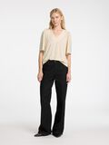 Selected LOOSE FIT V-NECK TOP, Birch, highres - 16096774_Birch_005.jpg