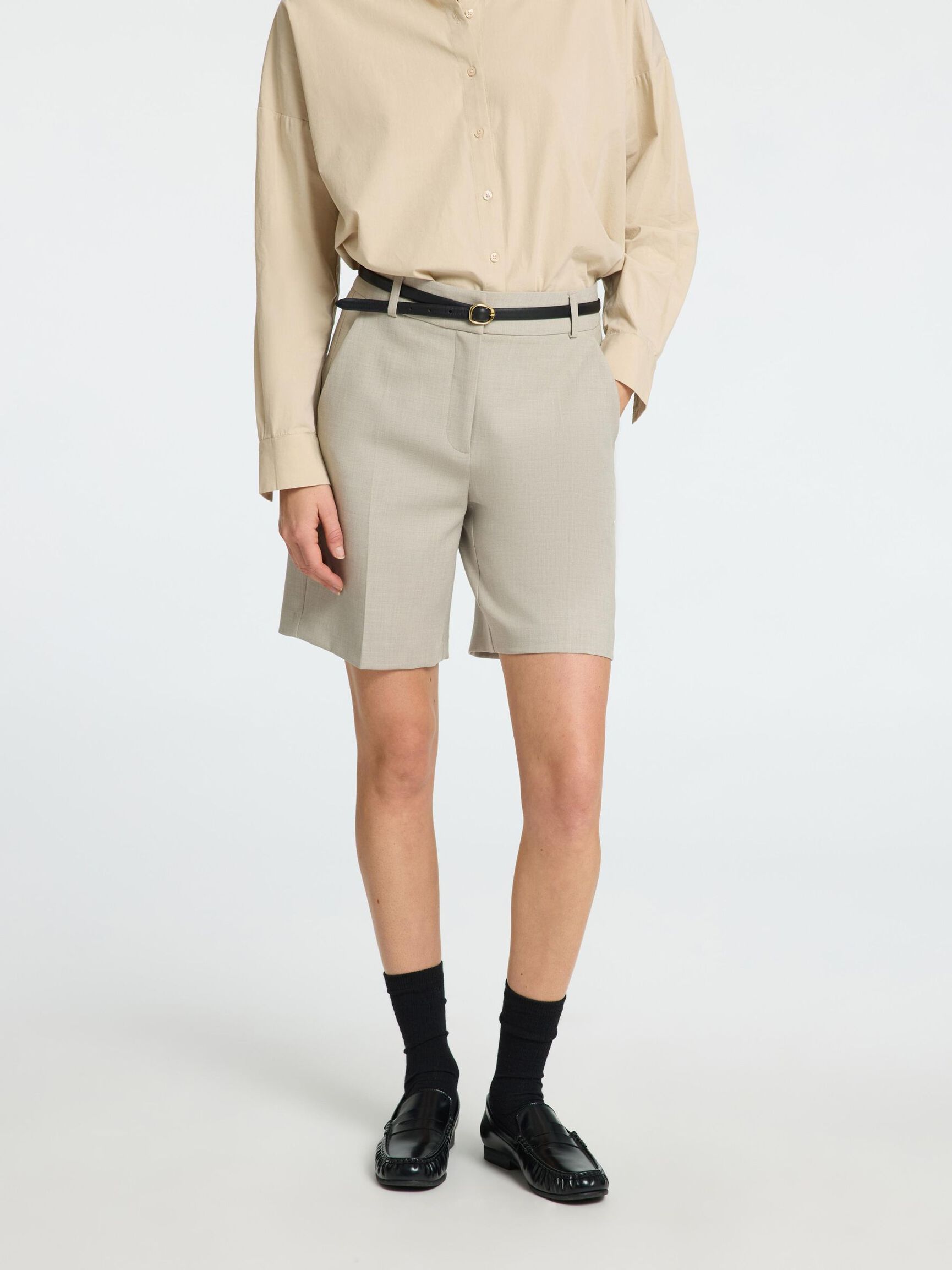 TAILORED HIGH WAISTED TROUSERS, Island Fossil, highres