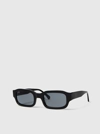 SQUARE FRAME SUNGLASSES, Black, highres