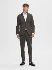 JERSEY BLAZER, Chocolate Torte, highres