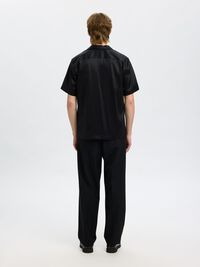 PRINTED SHORT SLEEVED SHIRT, Black, highres