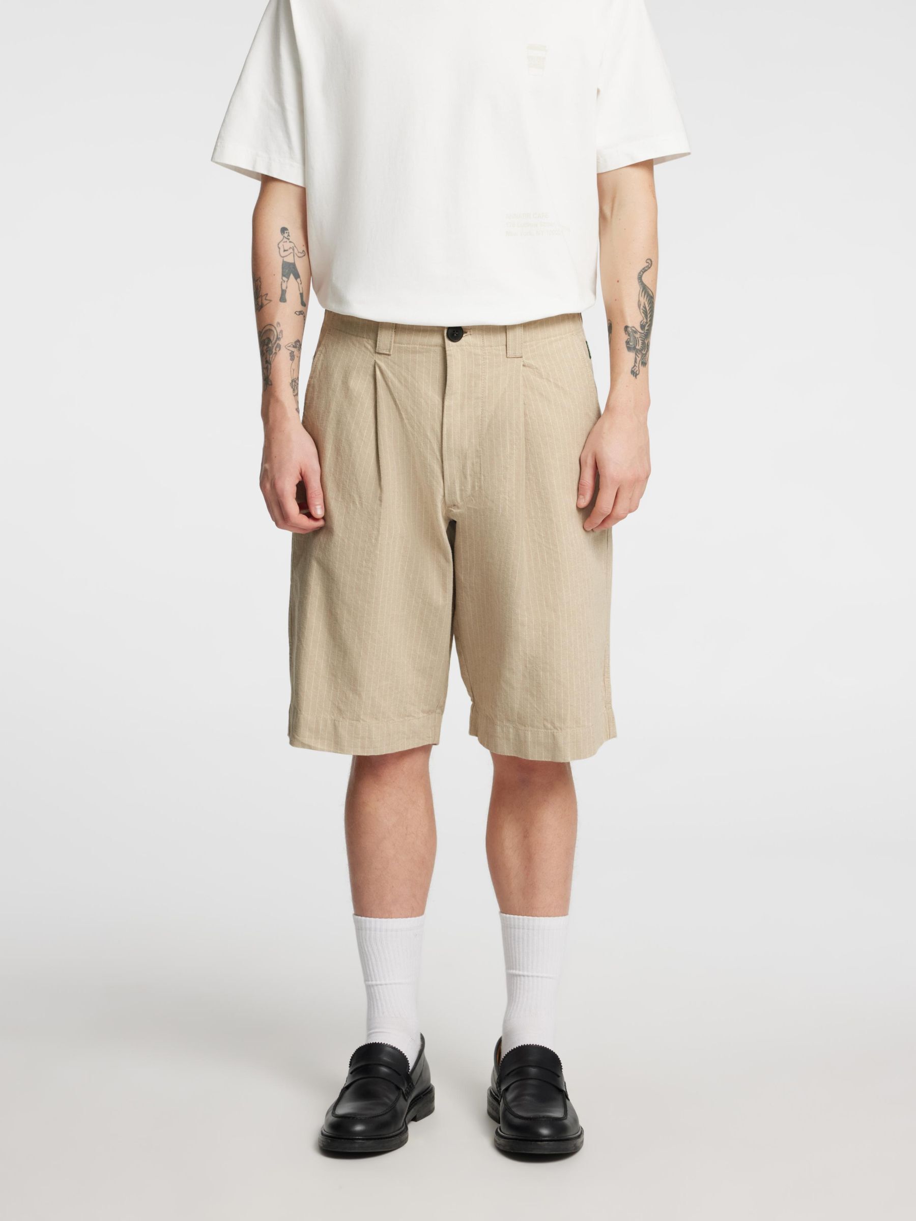 LOOSE FIT SHORTS, Weathered Teak, highres