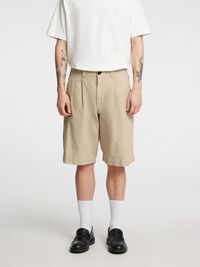 LOOSE FIT SHORTS, Weathered Teak, highres