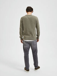 LONG SLEEVED JUMPER, Vetiver, highres