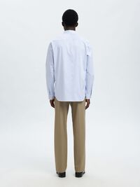 SLIM FIT STRETCH SHIRT, Bright White, highres