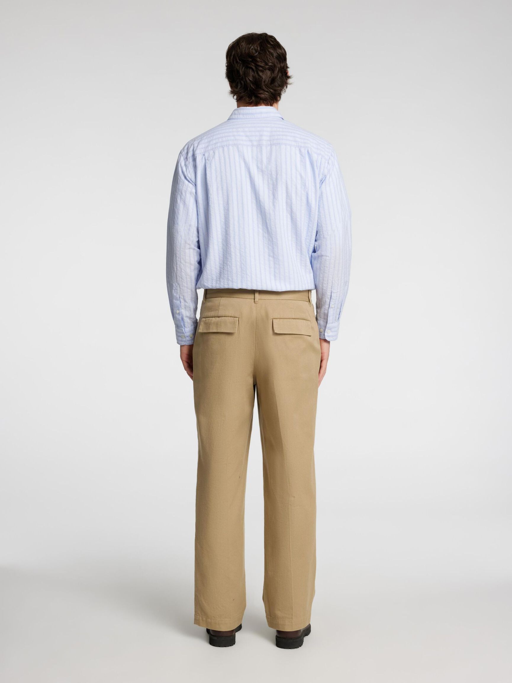 220 LOOSE-FIT TROUSERS, Kelp, highres