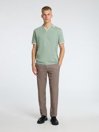 SHORT SLEEVED POLO SHIRT, Iceberg Green, highres