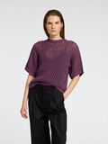 Selected LOOSE FIT STRIKKET TOPP, Plum Perfect, highres - 16097275_PlumPerfect_1179439_003.jpg