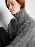 Selected HALV GLIDELÅS ULLBLANDING PULLOVER, Medium Grey Melange, highres - 16095364_MediumGreyMelange_1135693_008.jpg