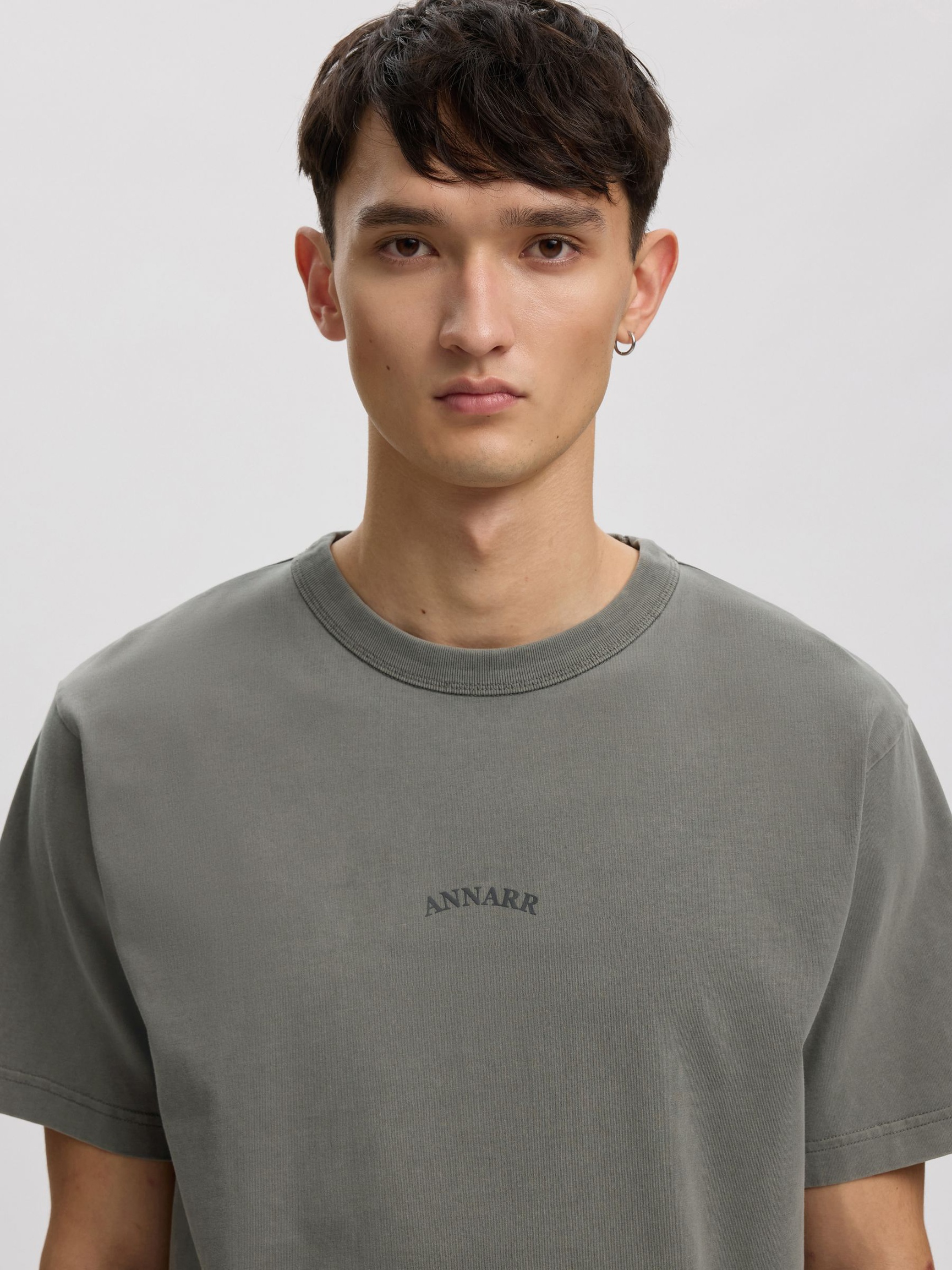 LOOSE FIT T-SHIRT, Pewter, highres