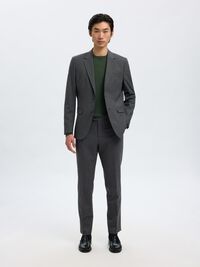 WOLMIX KRIJTSTREEP PANTALON, Grey, highres