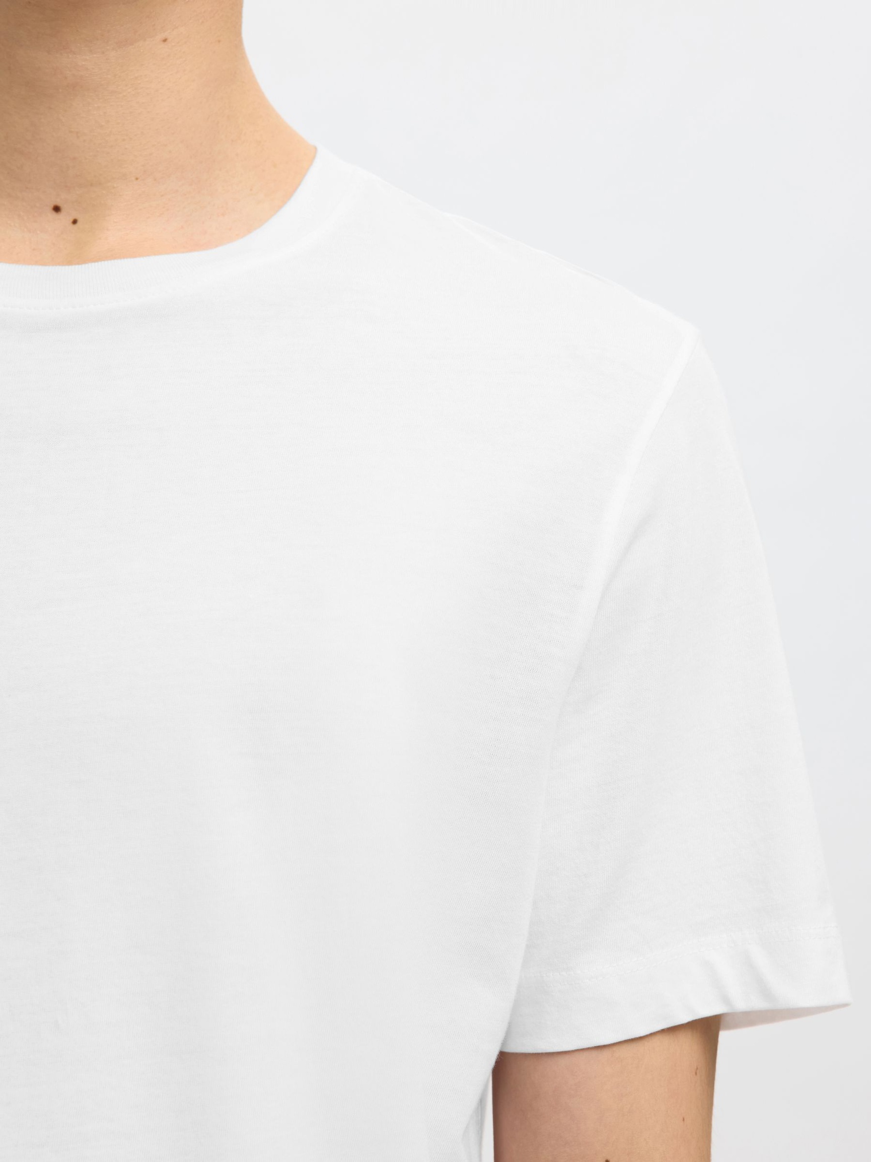3ER-PACK BAUMWOLL T-SHIRT, Bright White, highres