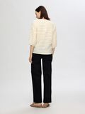 Selected TEXTURED  3/4 SLEEVED TOP, Snow White, highres - 16096981_SnowWhite_004.jpg