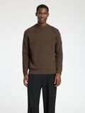 Selected 100% COTTON CREWNECK JUMPER, Major Brown, highres - 16097973_MajorBrown_003.jpg