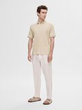 Selected SHORT-SLEEVED COTTON POLO SHIRT, Fog, highres - 16092781_Fog_005.jpg