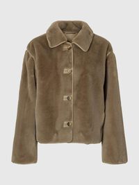 TEDDYFLEECE KURZJACKE, Pure Cashmere, highres