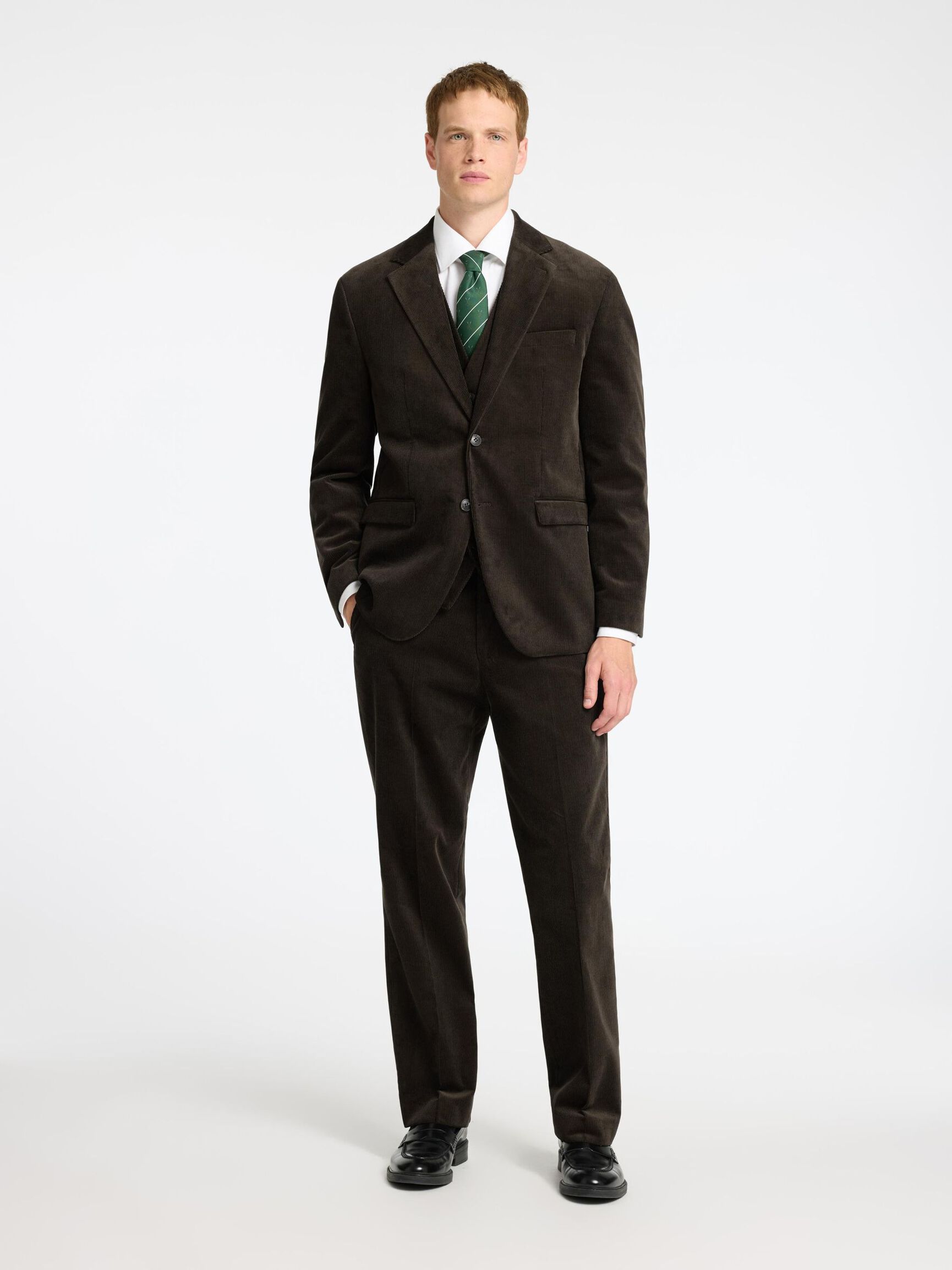 REGULAR FIT CORD BLAZER, Morel, highres