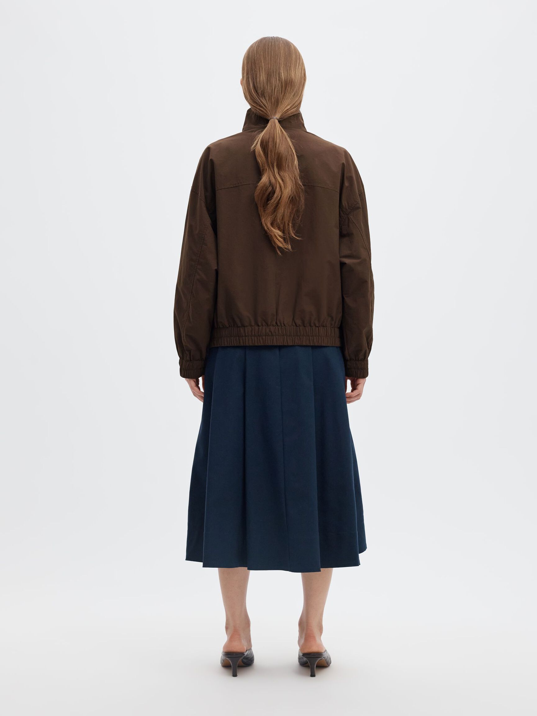 SHORT HIGH NECK JACKET, Delicioso, highres