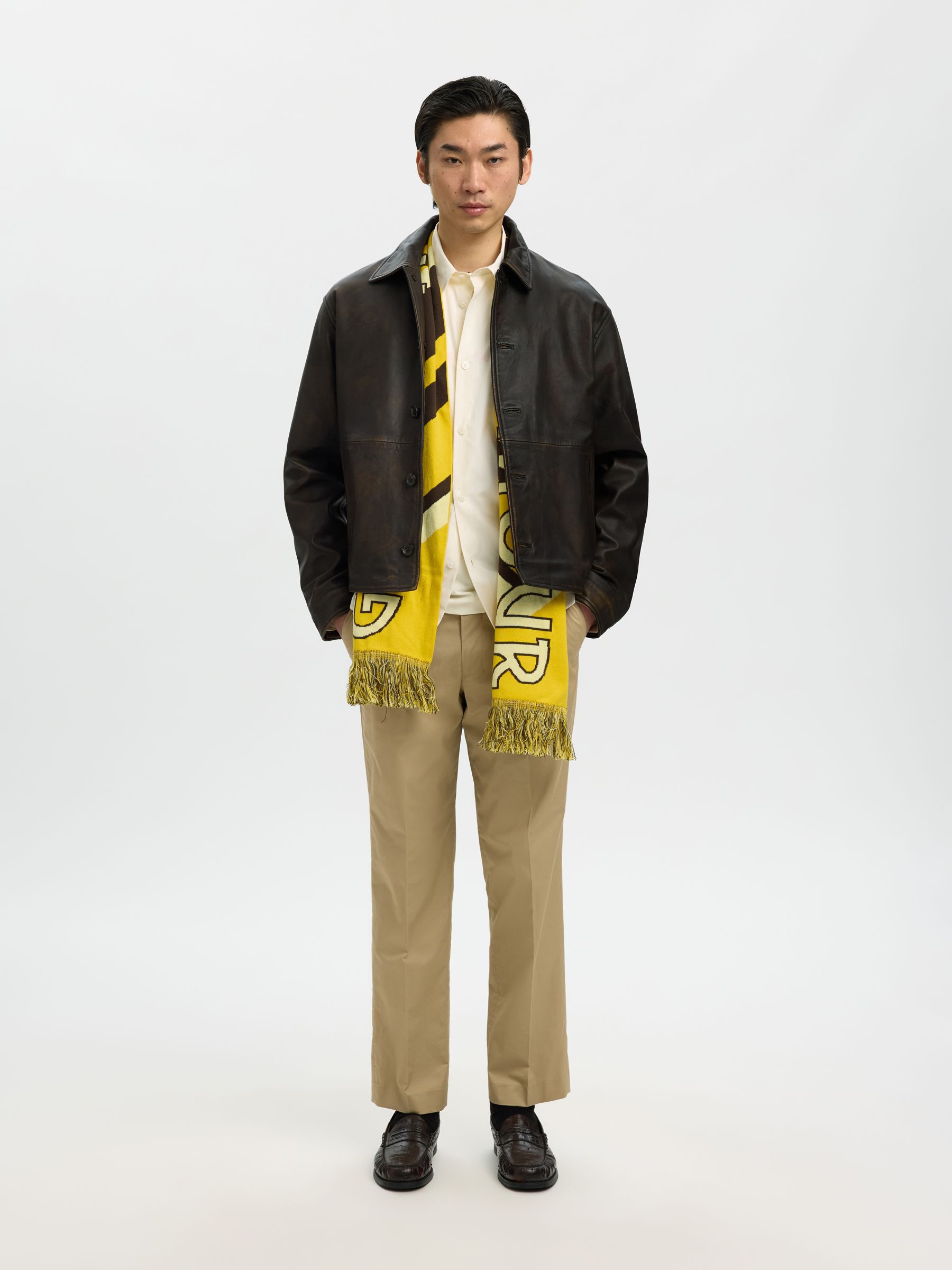 - CUERO DE CORDERO 100 % CHAQUETA DE PIEL, Demitasse, highres